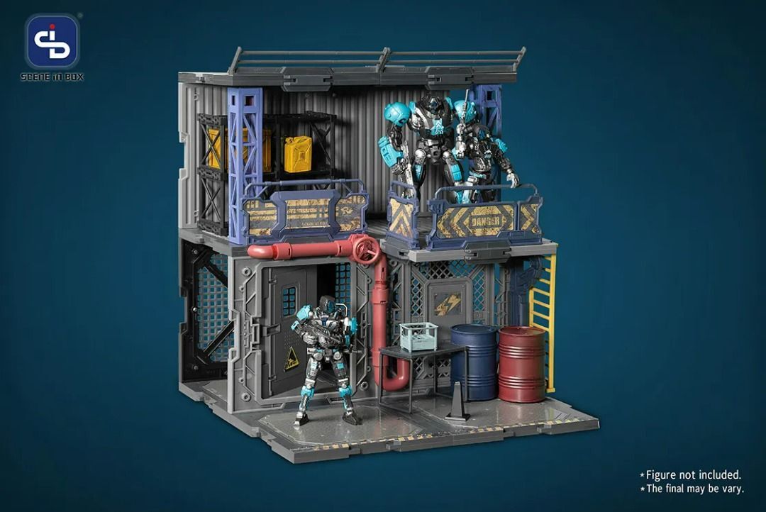 Scene In Box: SIB08 Outpost Diorama Building Set ／ SIB09 Bazzar Diorama Building Set 1/24