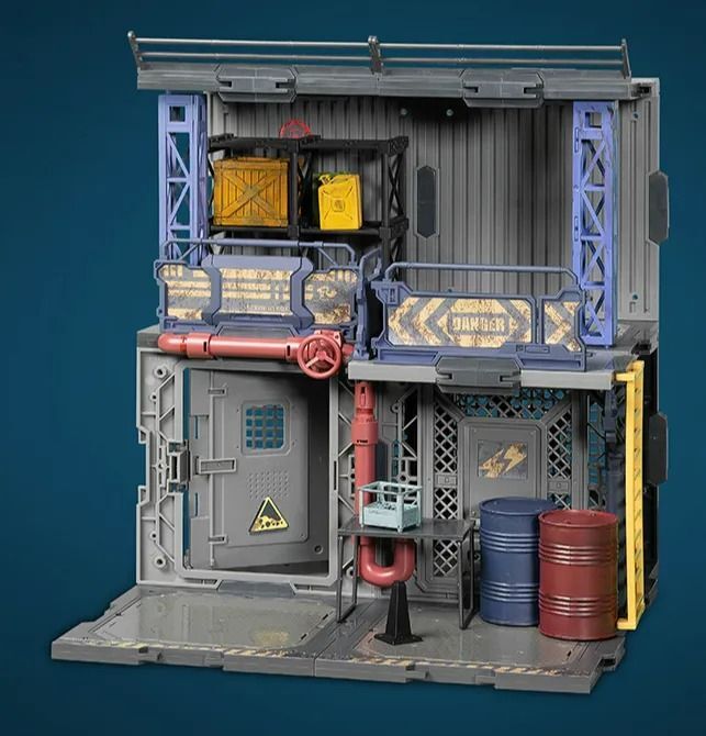 Scene In Box: SIB08 Outpost Diorama Building Set ／ SIB09 Bazzar Diorama Building Set 1/24