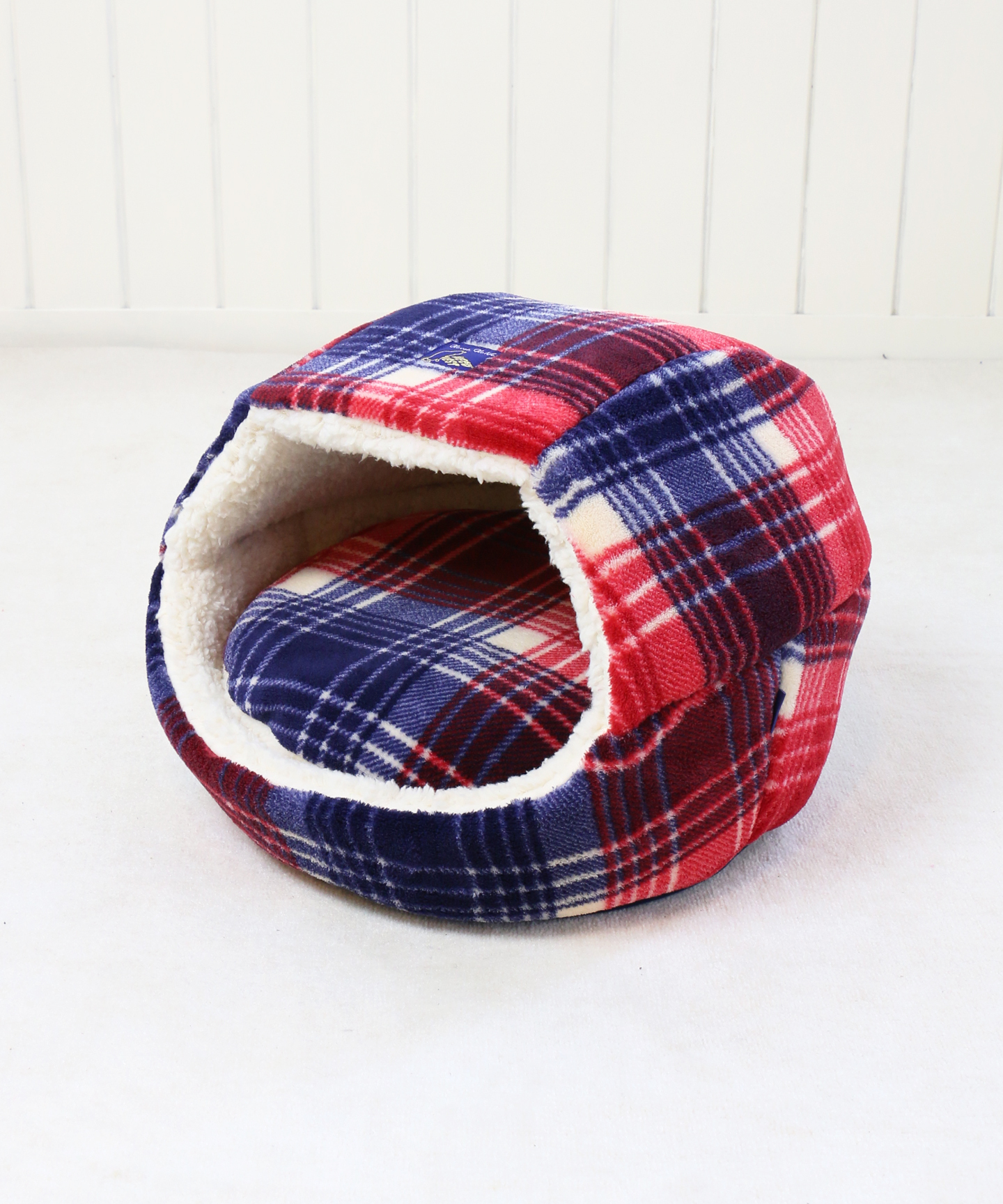 【PET PARADISE】 寵物用品-屋床 格紋紅藍