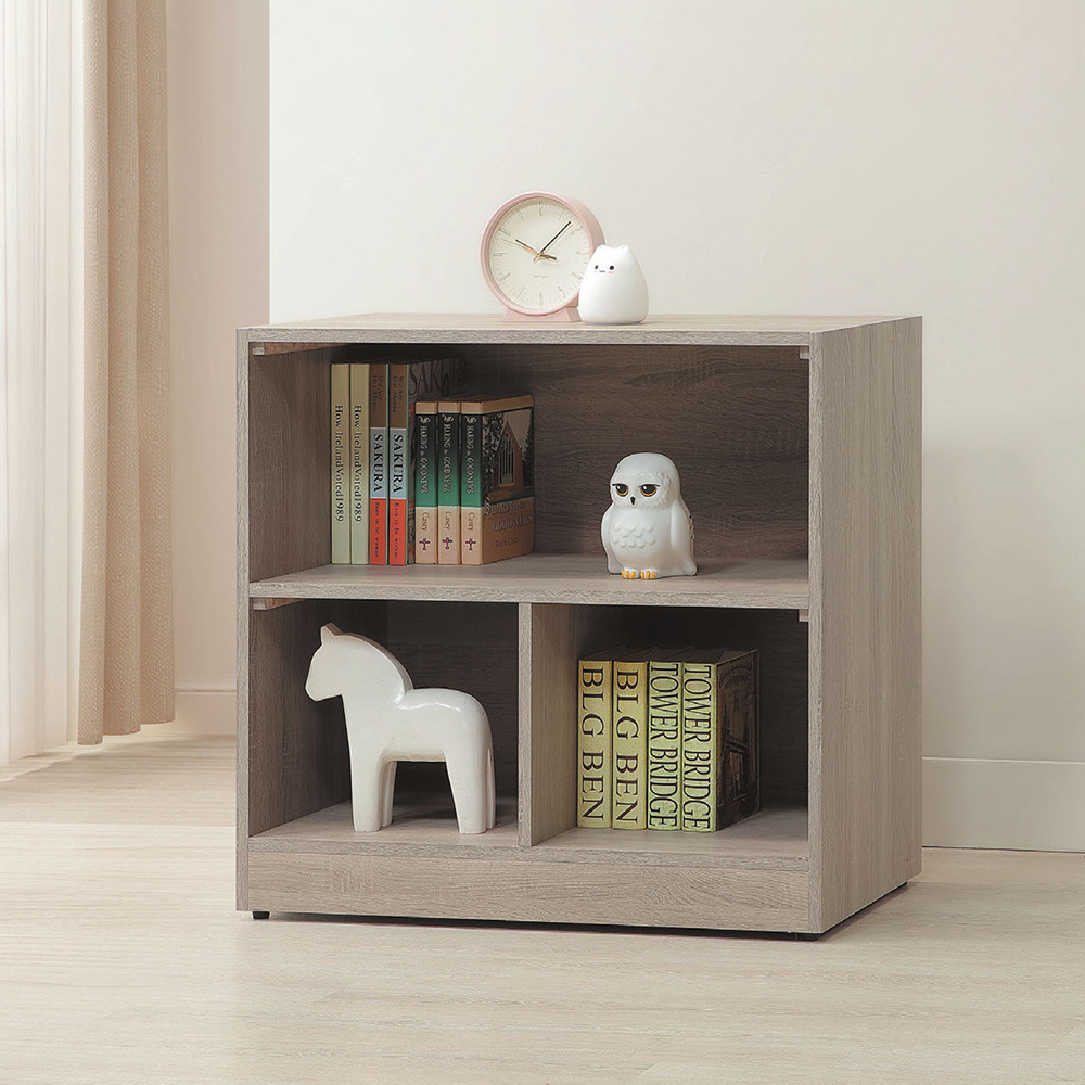 伍迪2.7尺開放式三格書櫃/收納置物櫃