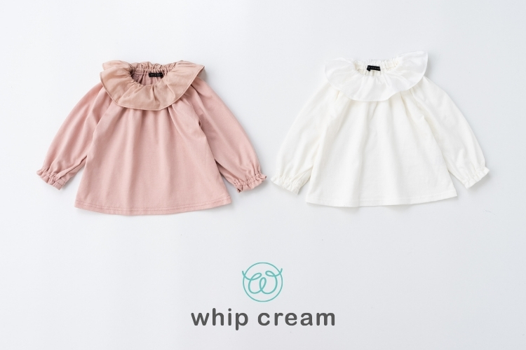 【日本 whip cream】荷葉邊上衣