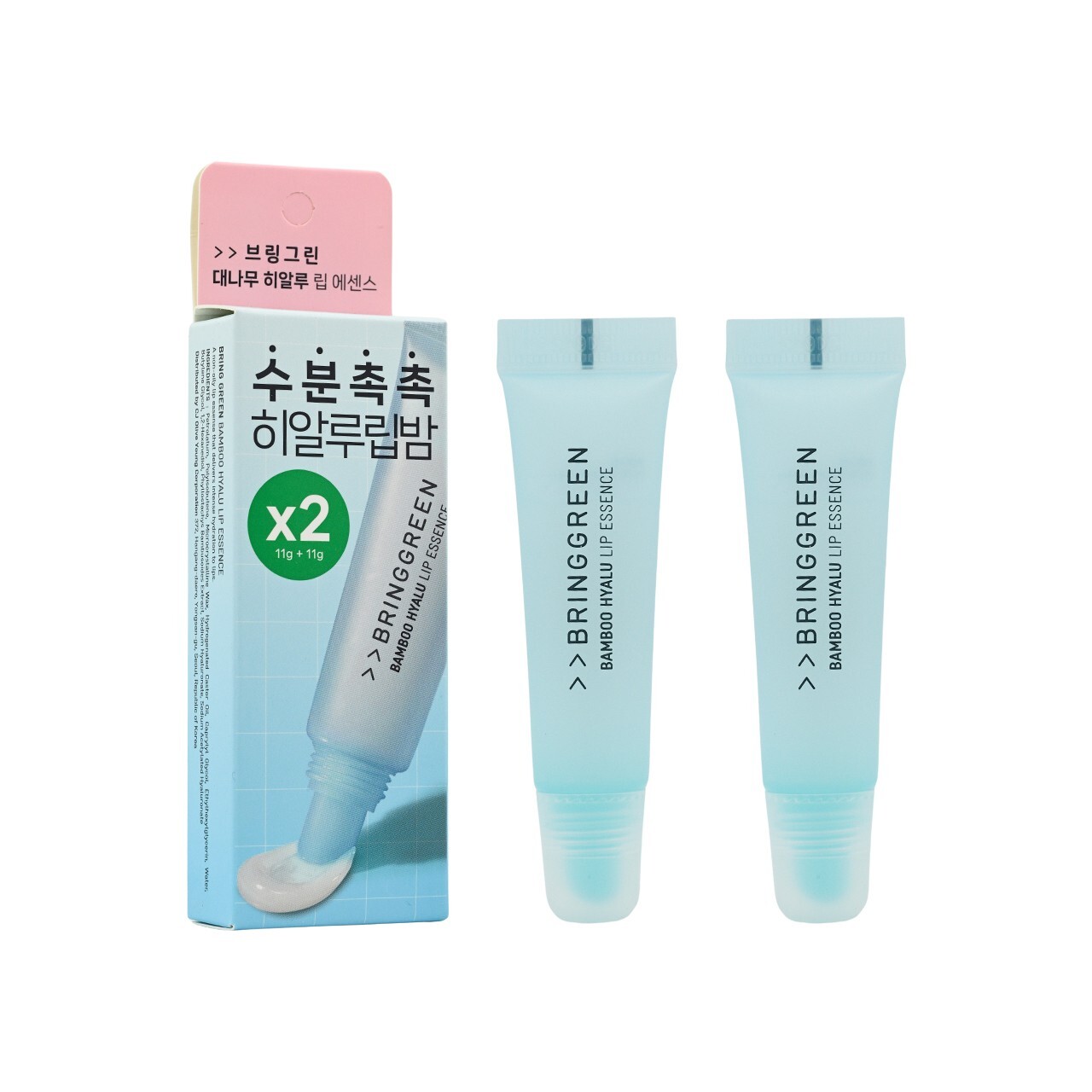 BRINGGREEN Bamboo Hyalu Lip Essence 11g X2
