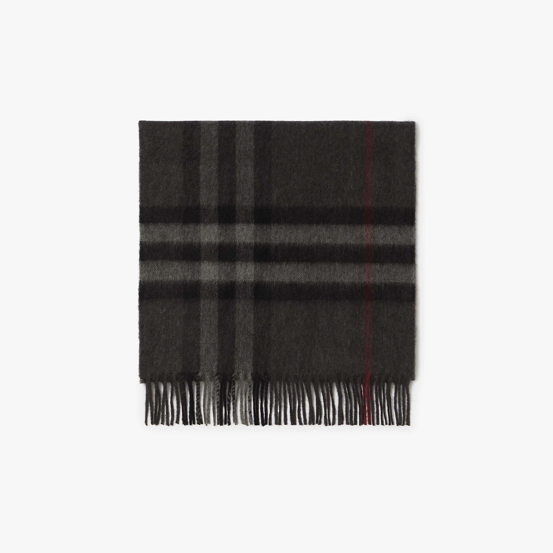 Burberry - 格仔羊絨頸巾 (80778801)