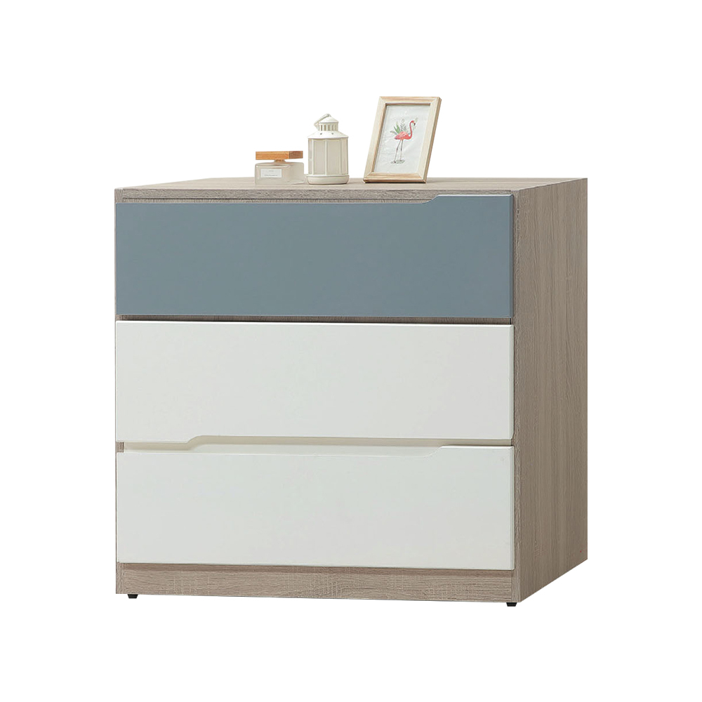 伍迪2.7尺三斗櫃/三抽收納櫃/置物櫃