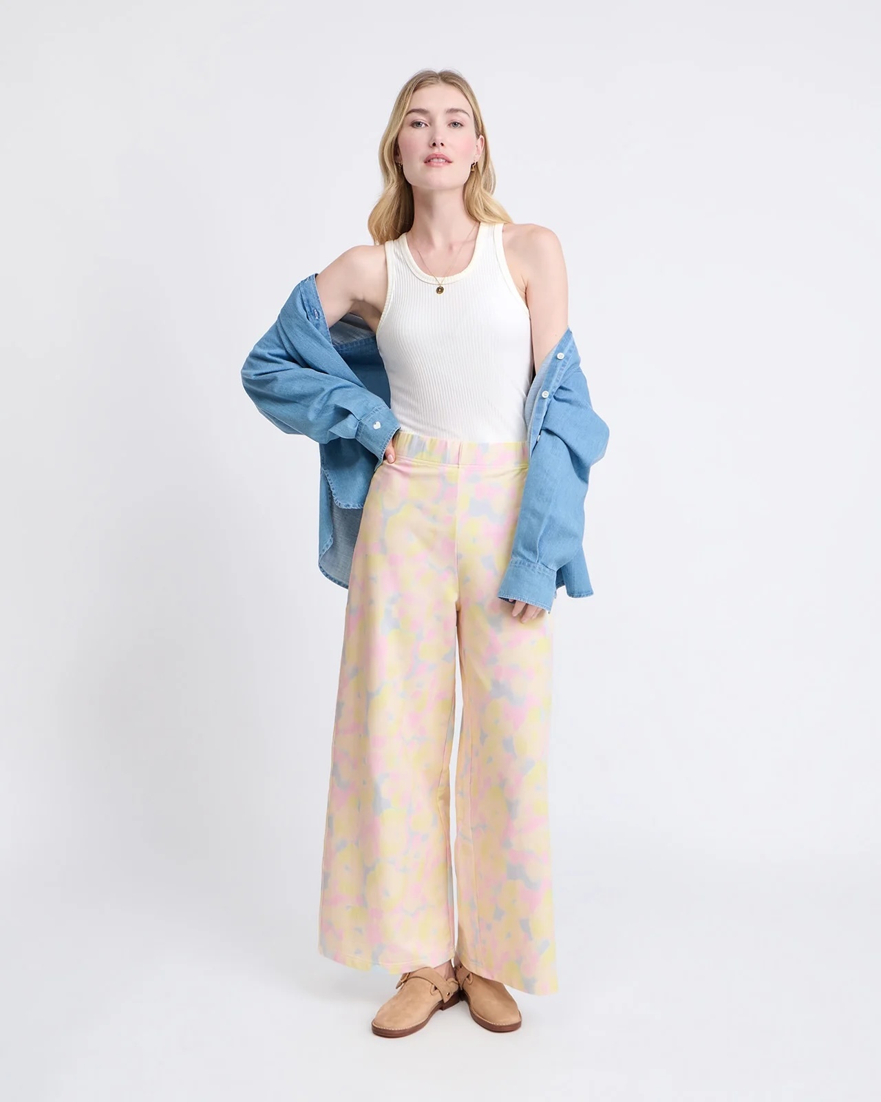 Pauline Organic Cotton Pants — Dream flowers | émoi émoi
