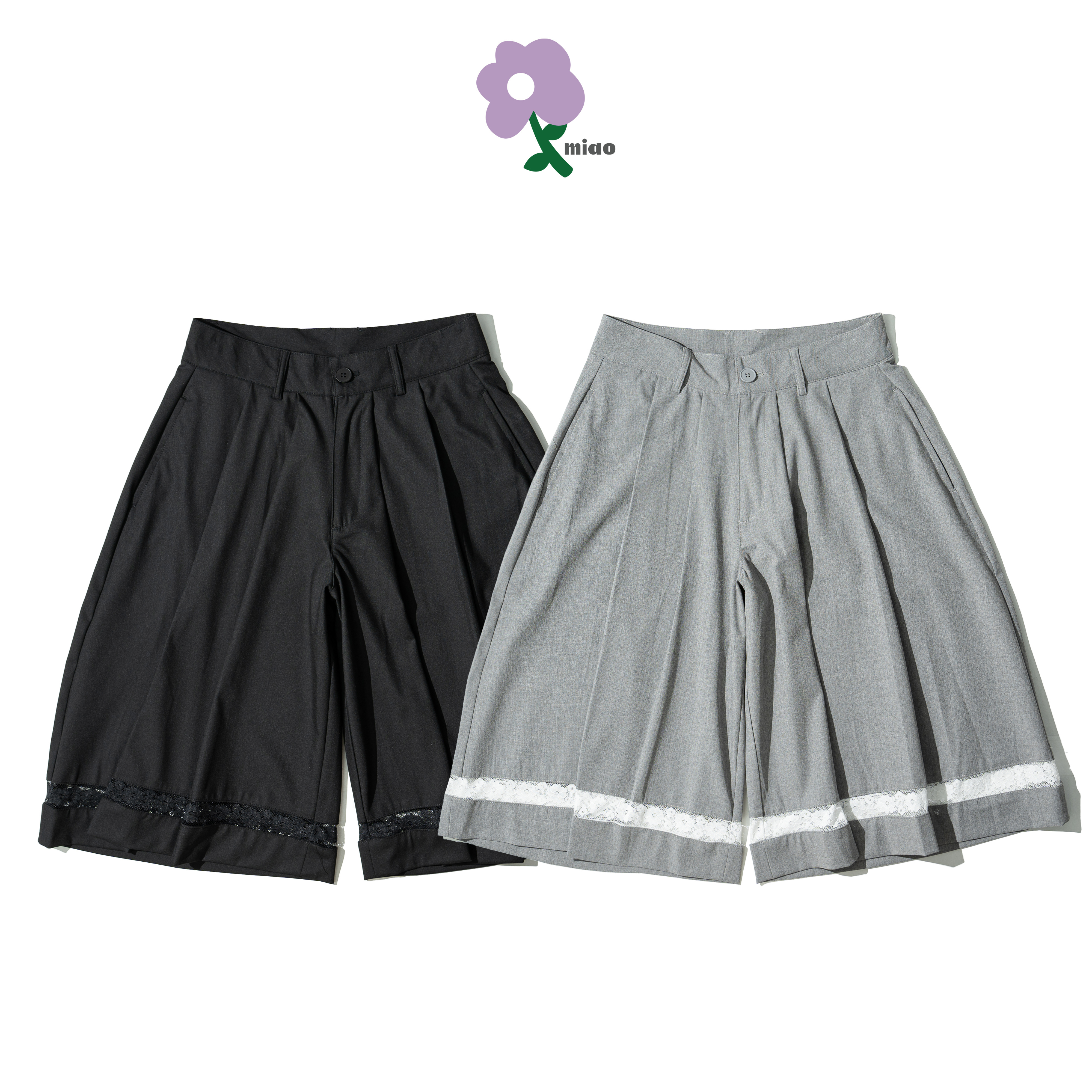 AGILITY MIAO Pleated Suit Jorts 百褶 西裝七分褲 [M-CL7]