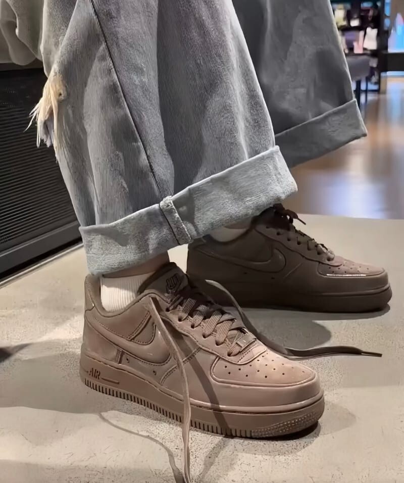 KTQ STORE ‧ Nike Air Force 1 Low 麂皮 酒紅 HV4406-600 咖啡色 HV4406-200