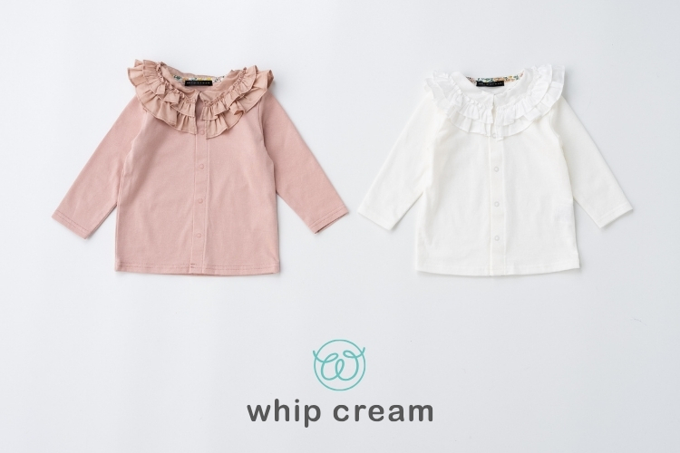 【日本 whip cream】荷葉領襯衫