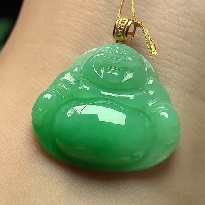 118350 翡翠滿綠佛公