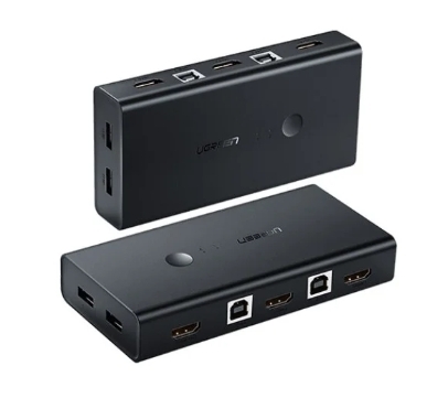 Ugreen HDMI切換盒 2進1出 KVM分配器_CM200-50744