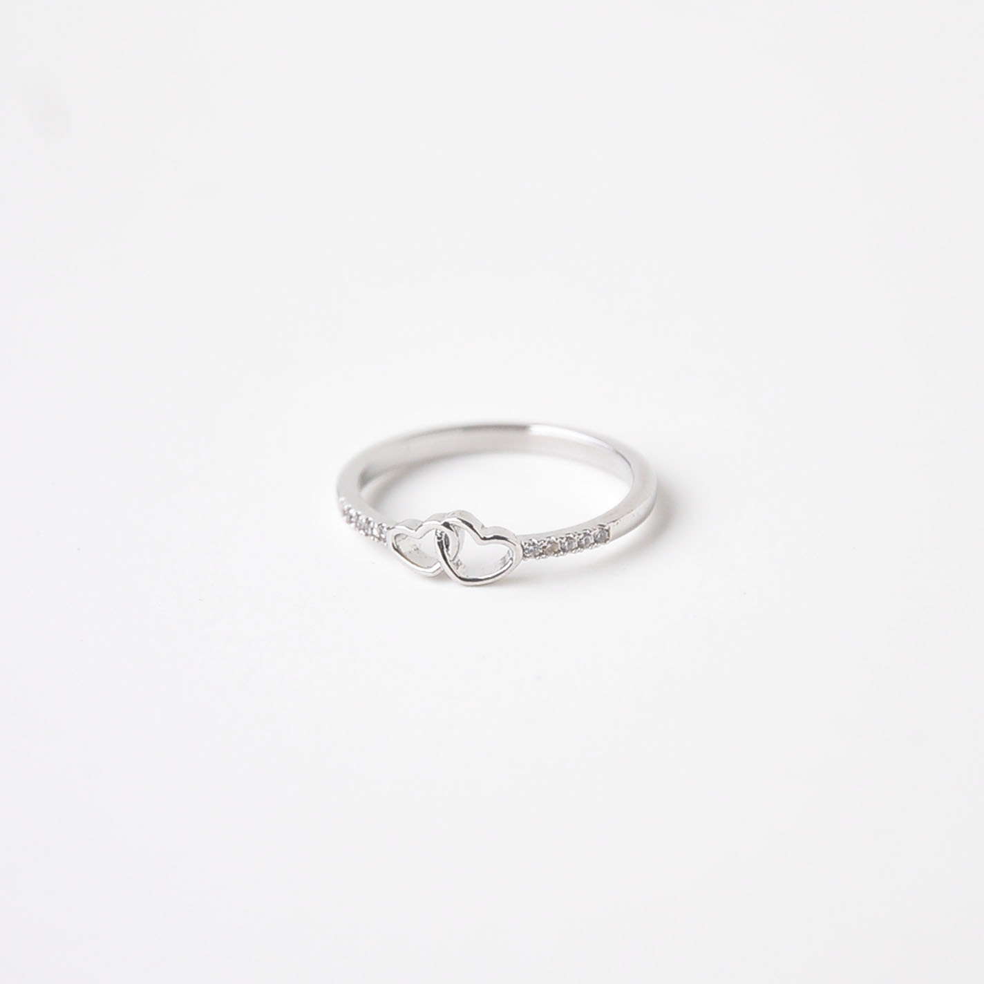 Silver/鏤空心環尾戒