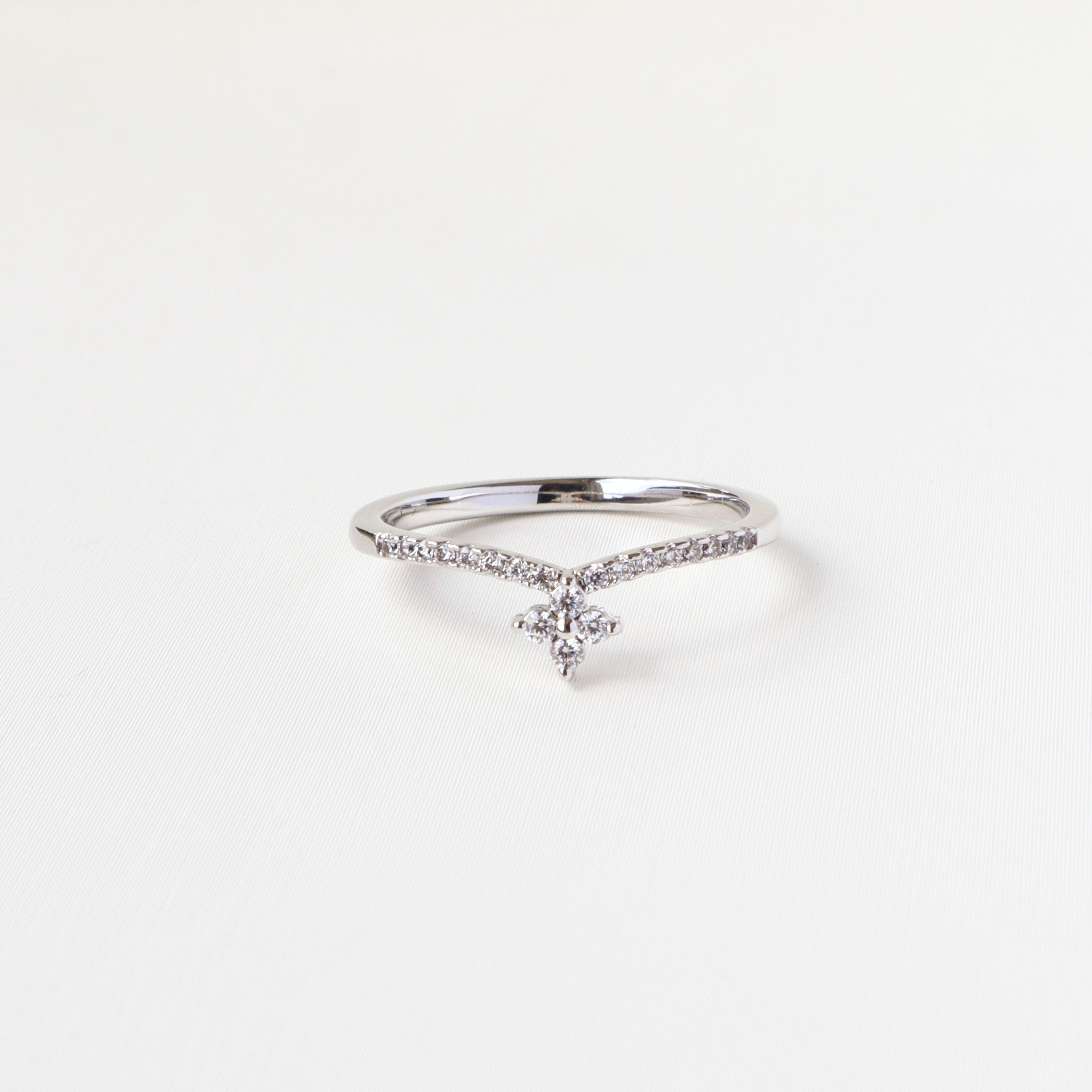 Silver/微笑十字花冠尾戒