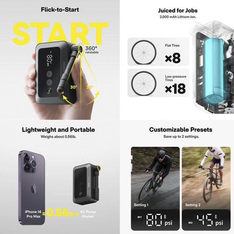 HOTO 迷你單車 / 電單車充氣泵