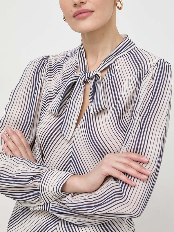 TWIN-SET 細條紋上衣