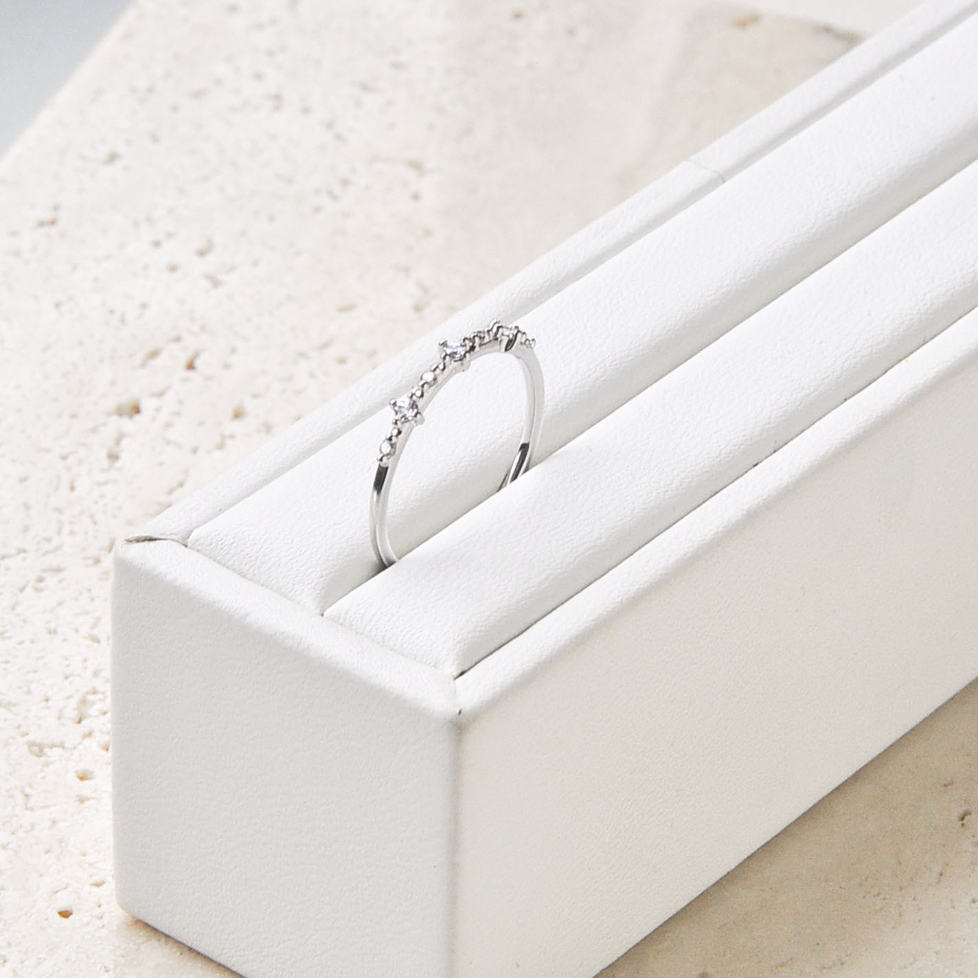 Silver/小花環尾戒