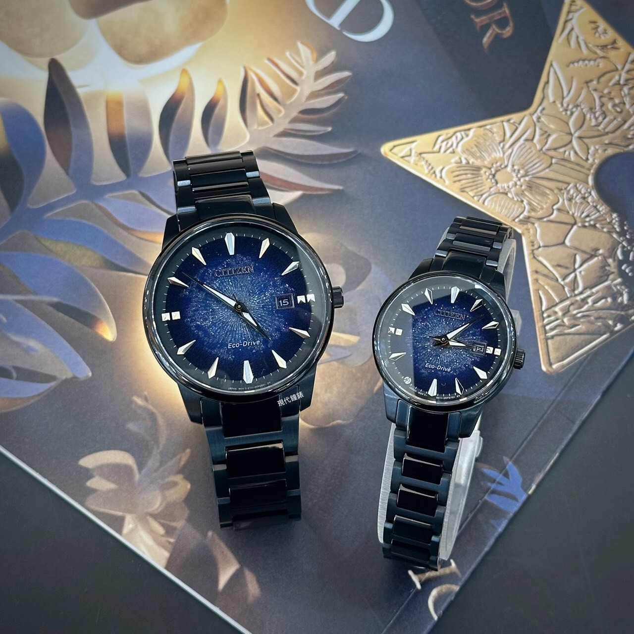 【CITIZEN 星辰】 PAIR銀河宇宙對錶EW2595-81M(29.2mm)/BM7595-89M(39.2mm)現代鐘錶