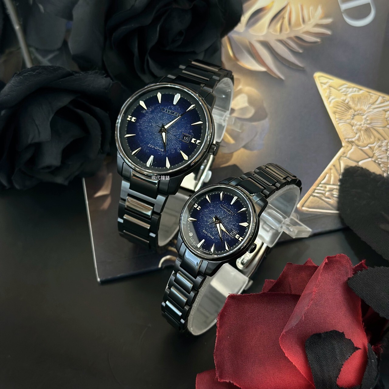 【CITIZEN 星辰】 PAIR銀河宇宙對錶EW2595-81M(29.2mm)/BM7595-89M(39.2mm)現代鐘錶