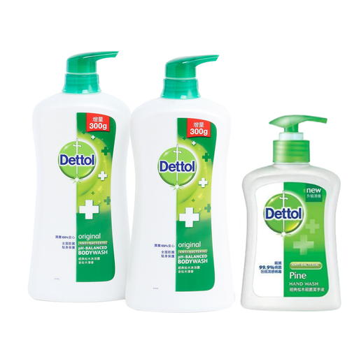 DETTOL 滴露經典松木沐浴露孖裝送贈品