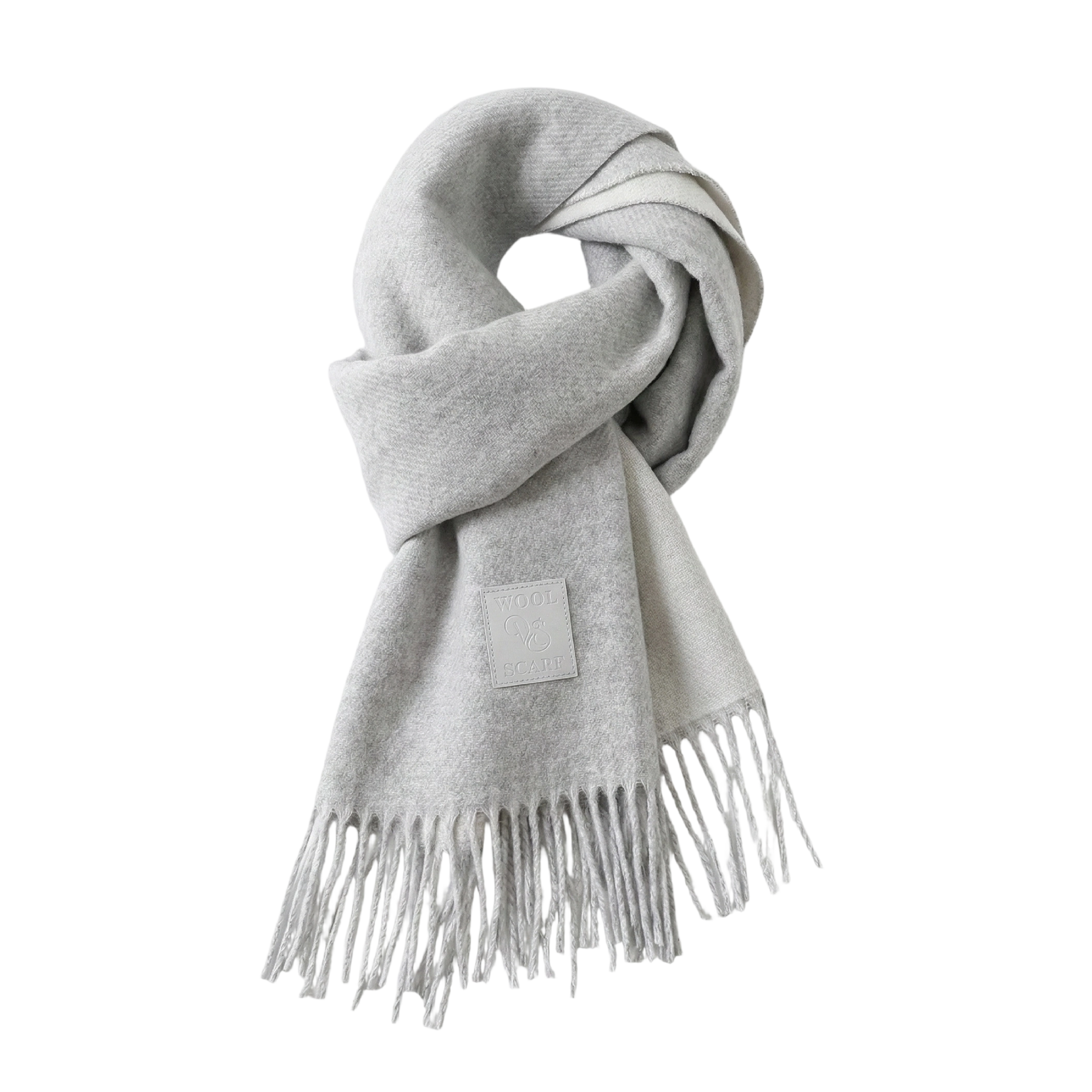 典雅羊毛天絲混仿披肩圍巾 (5色) 43CC7013