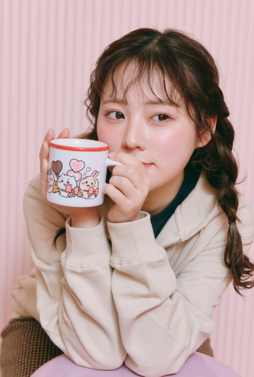 2026 Chiikawa Happy Valentine's Day Round Lip Mug (蝴蝶結款,3色)