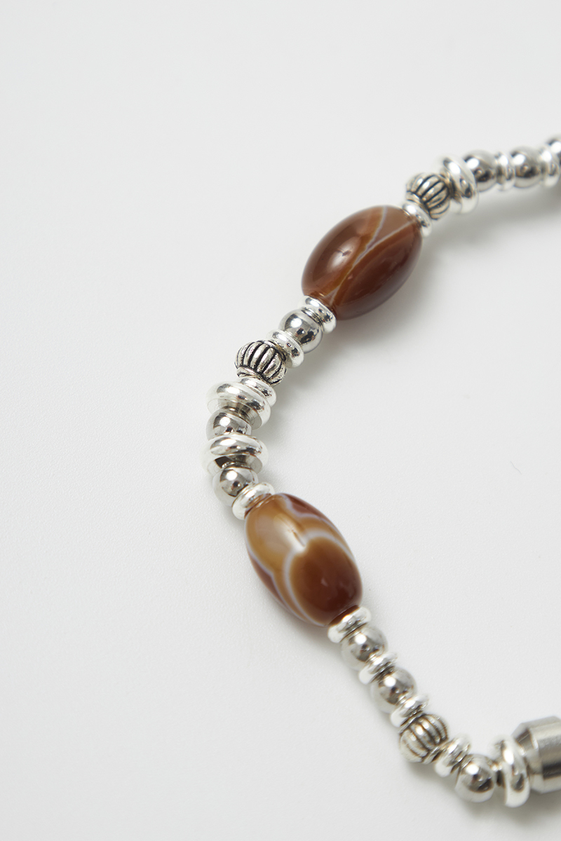 Agate bead Bracelet｜Silver｜Hong Kong Original Design