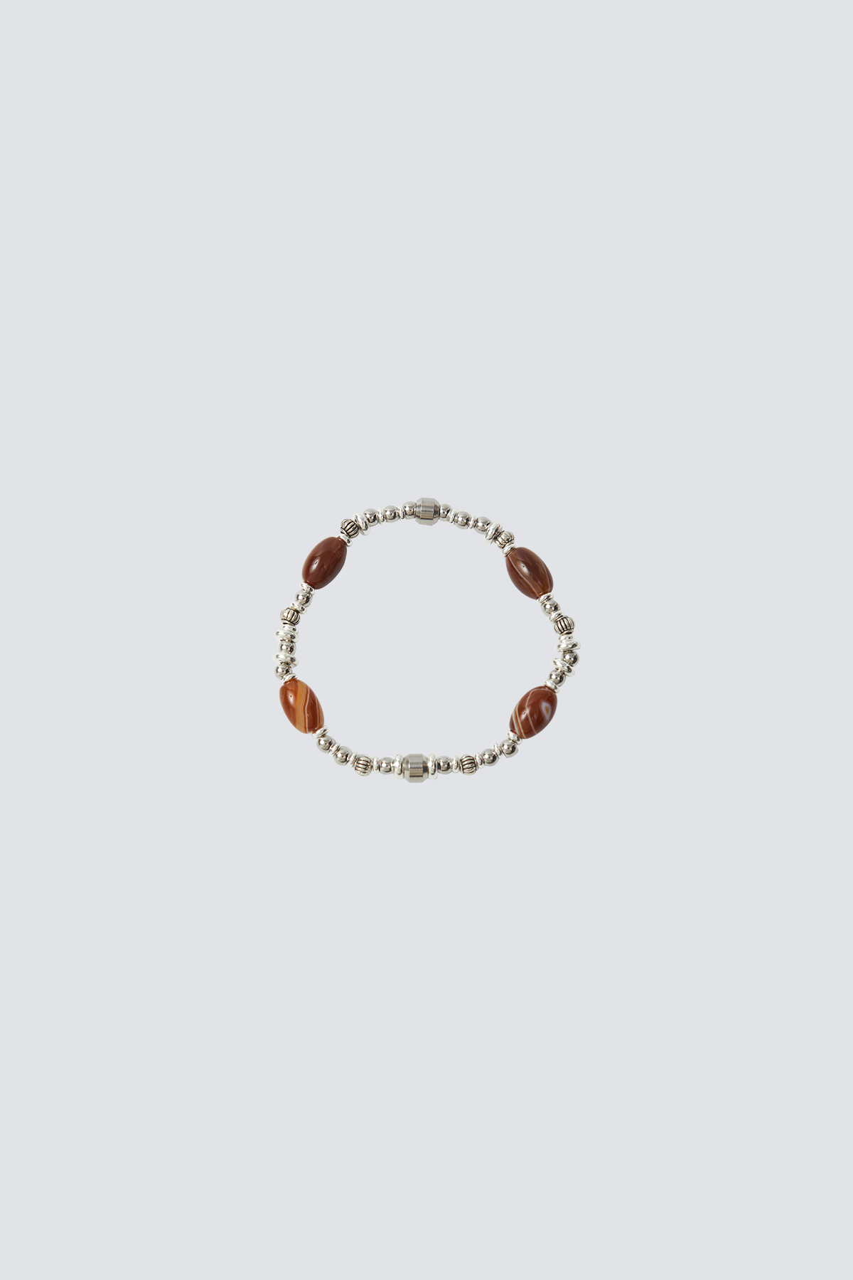 Agate bead Bracelet｜Silver｜Hong Kong Original Design