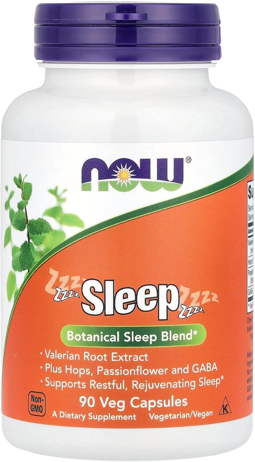[現貨] Now 睡眠恢復草本配方 90粒 Sleep GABA