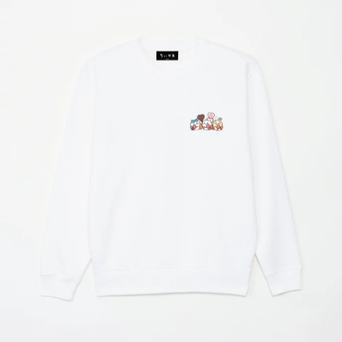 2026 Chiikawa Happy Valentine's Day Sweatshirt (蝴蝶結款,9色)