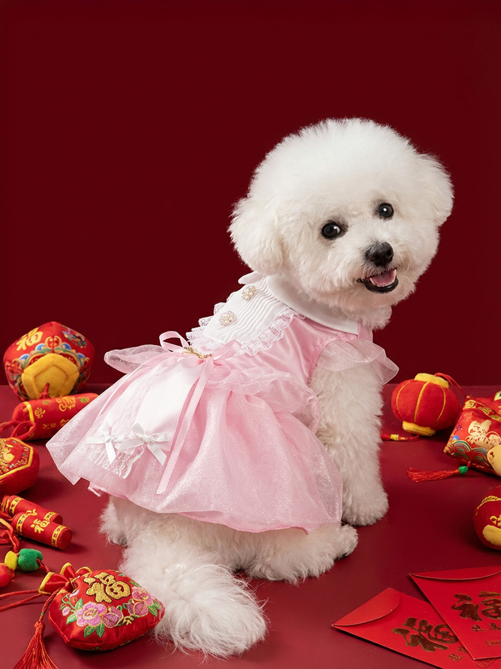 Pink Shimmer Tulle Dress