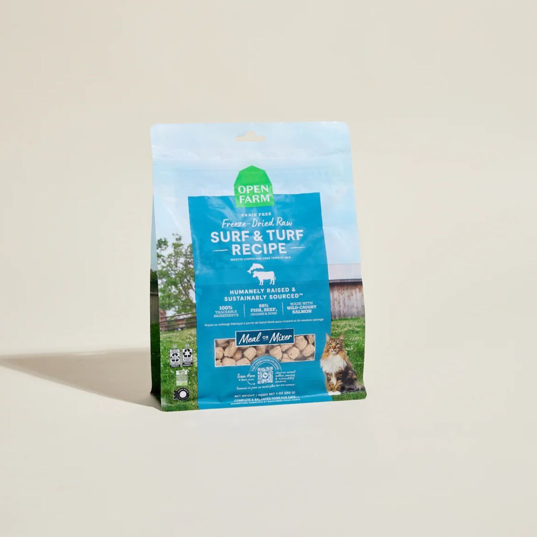 Open Farm 冷凍脫水海鮮大餐生肉貓糧 9oz (Exp: May-2027)