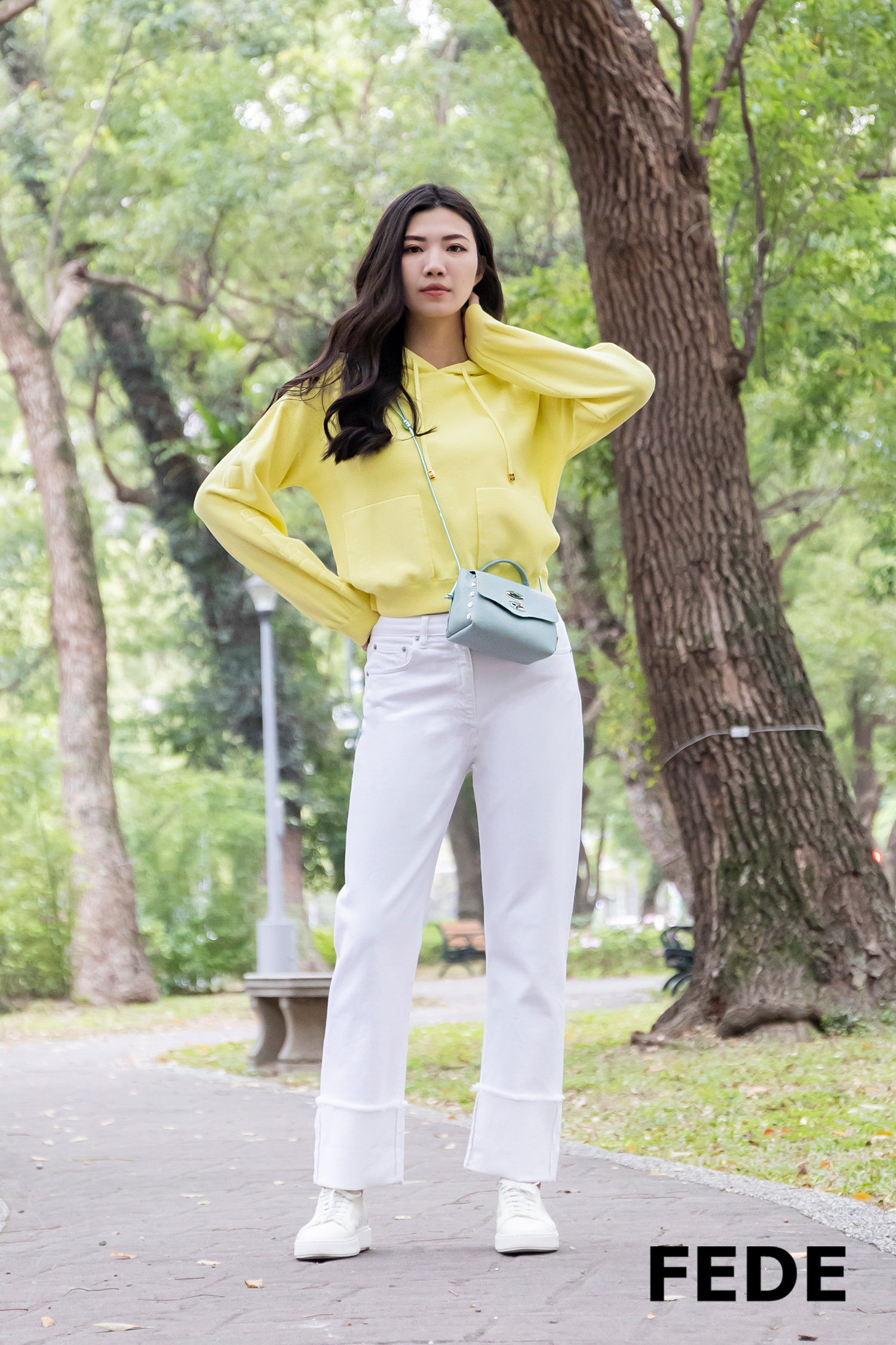 Semicouture 褲腳反摺牛仔褲