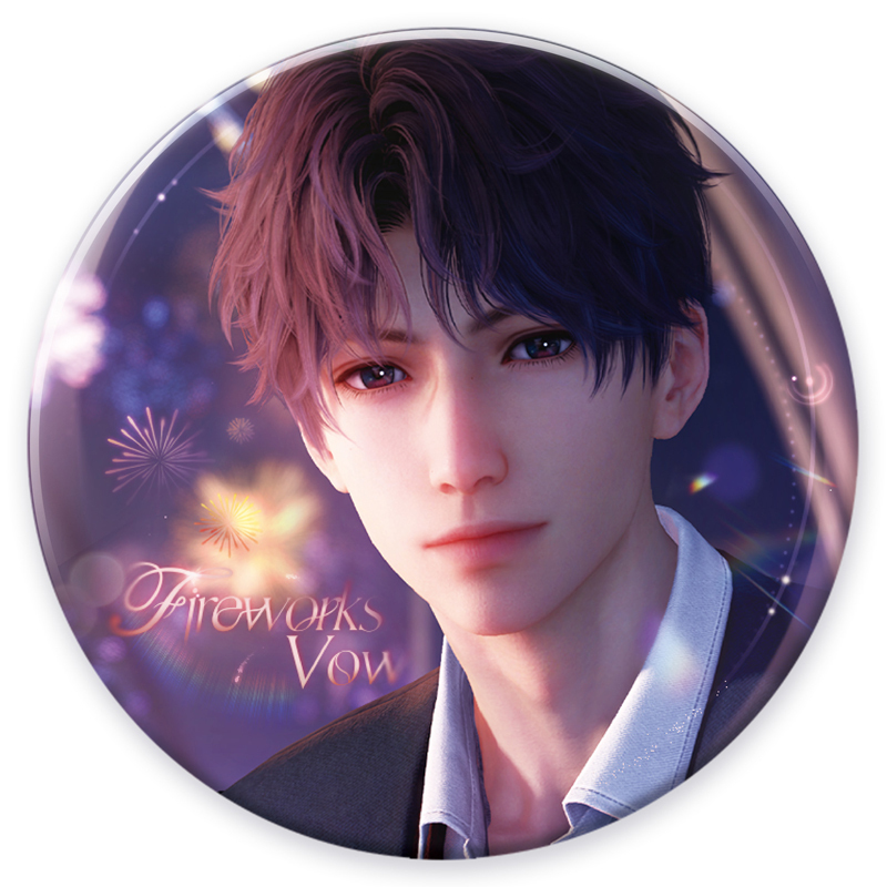 【漫節333】GA-9905《戀與深空》心語傾訴系列馬口鐵徽章-祁煜款