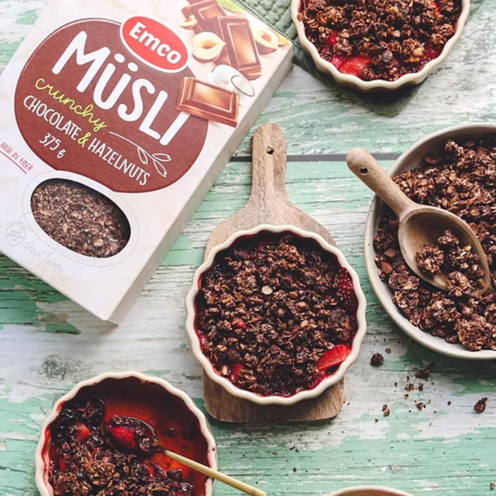 Emco Crunchy Granola - Chocolate with Nuts (375g) (57544)