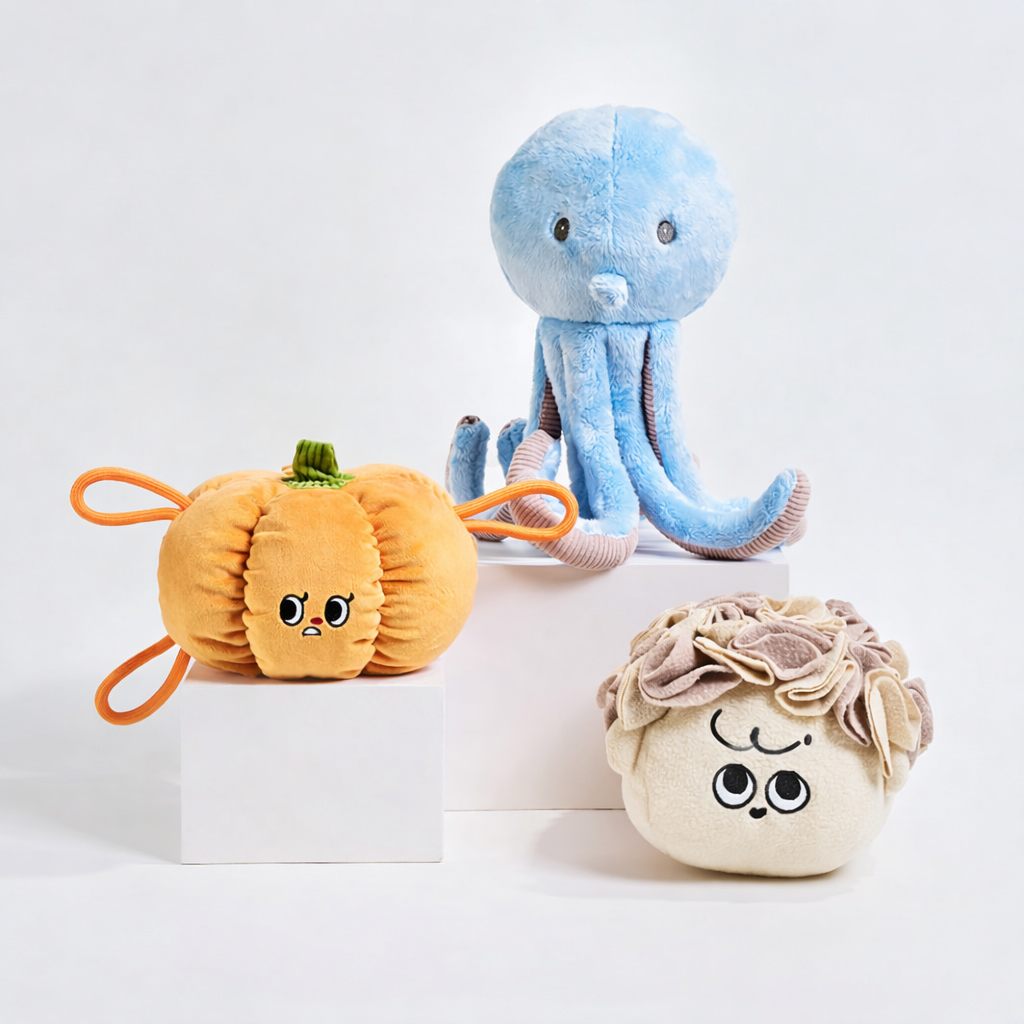 【加購】碰跳陪伴球 全款 南瓜＋章魚＋餃子先生（不含馬達機身）