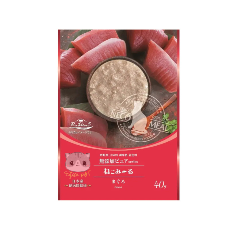 Riverd Republic 貓咪無添加伴食包 吞拿魚 40g