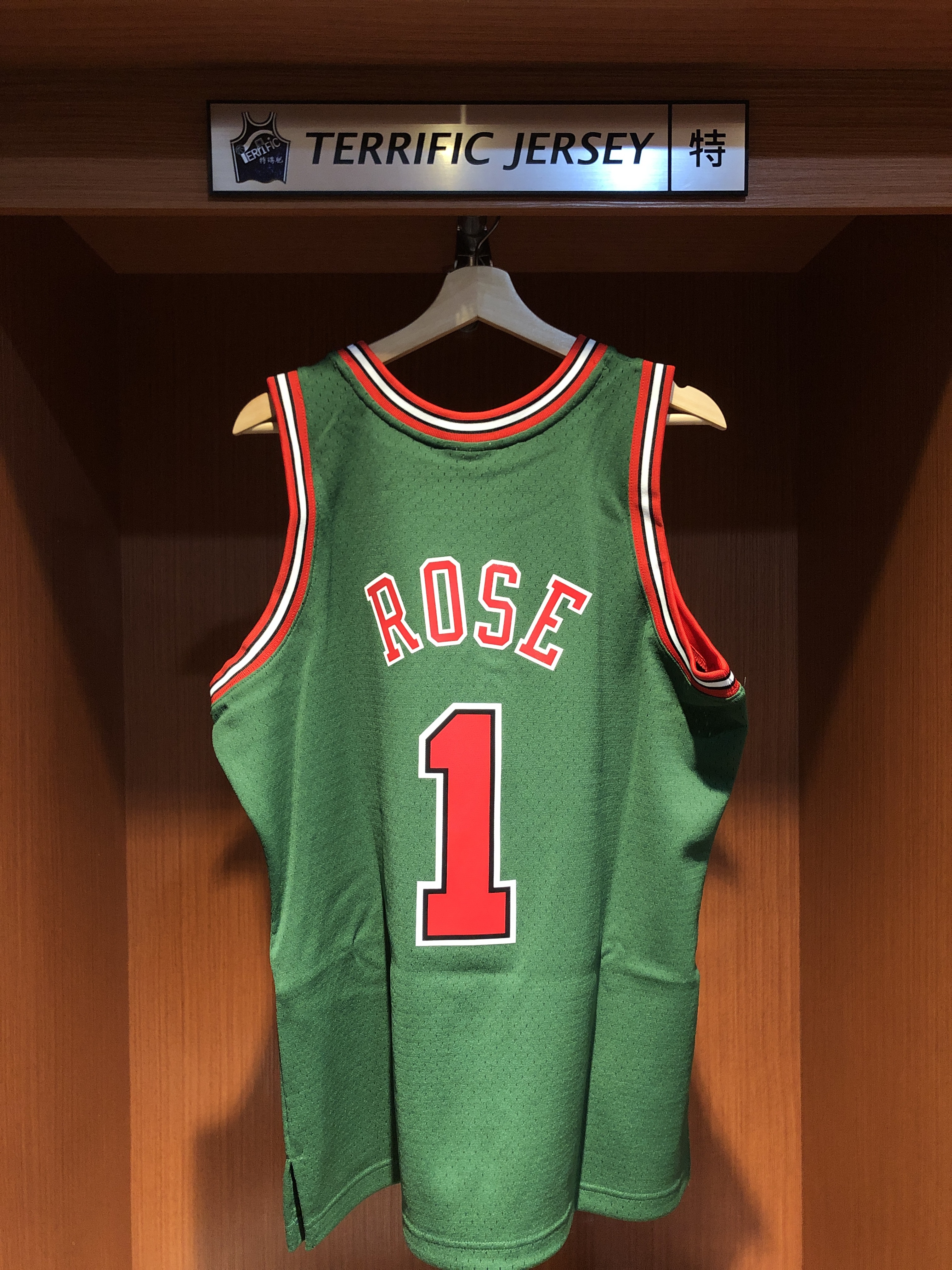 NBA球衣 Derrick Rose 芝加哥公牛 環保綠 08-09 M&N Swingman G2 球迷版 熱轉印 全新