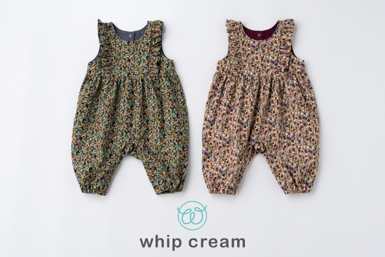 【日本 whip cream】果實燈芯絨連身衣