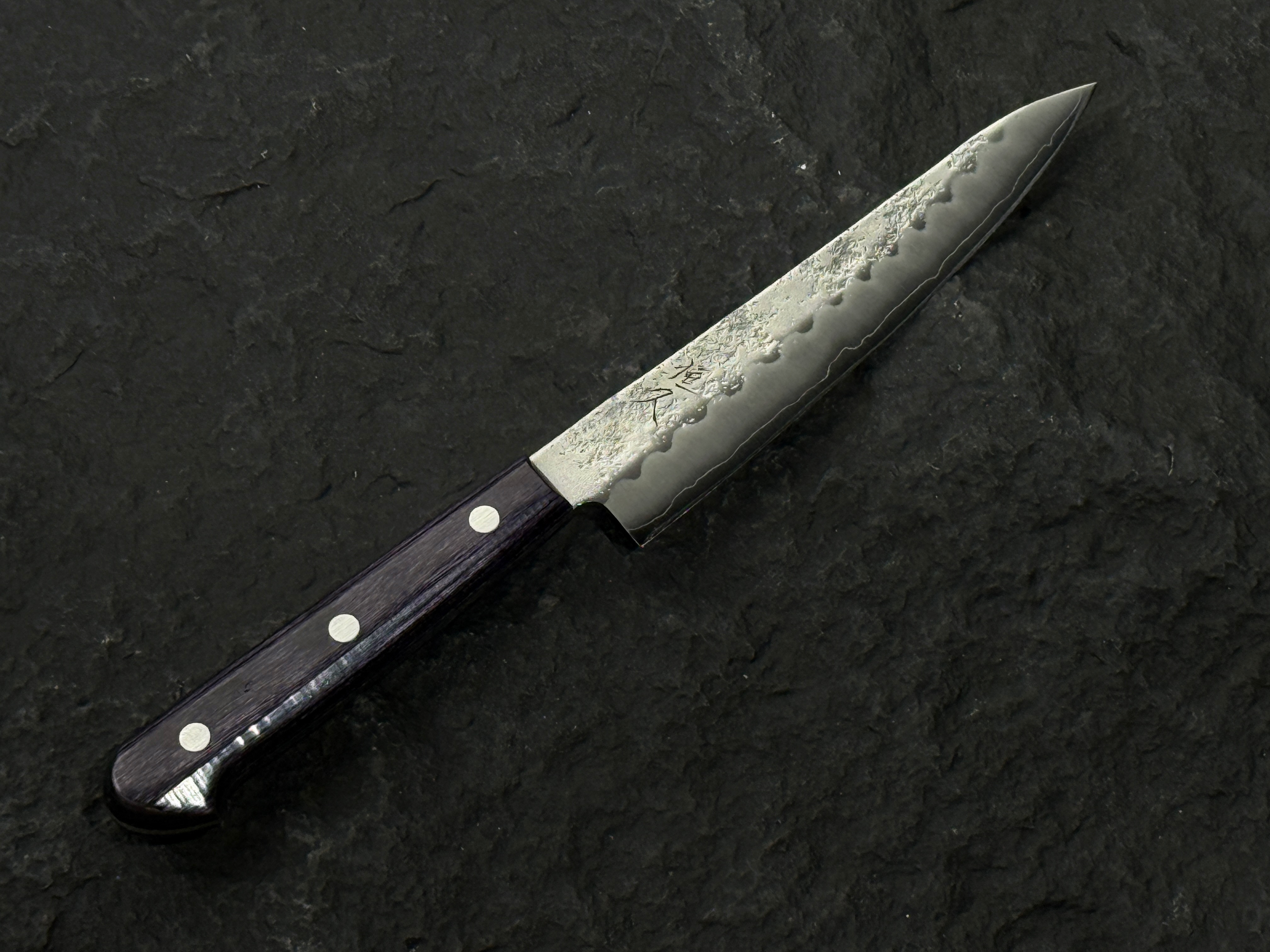 恆久 銀三鋼 梨地 小刀