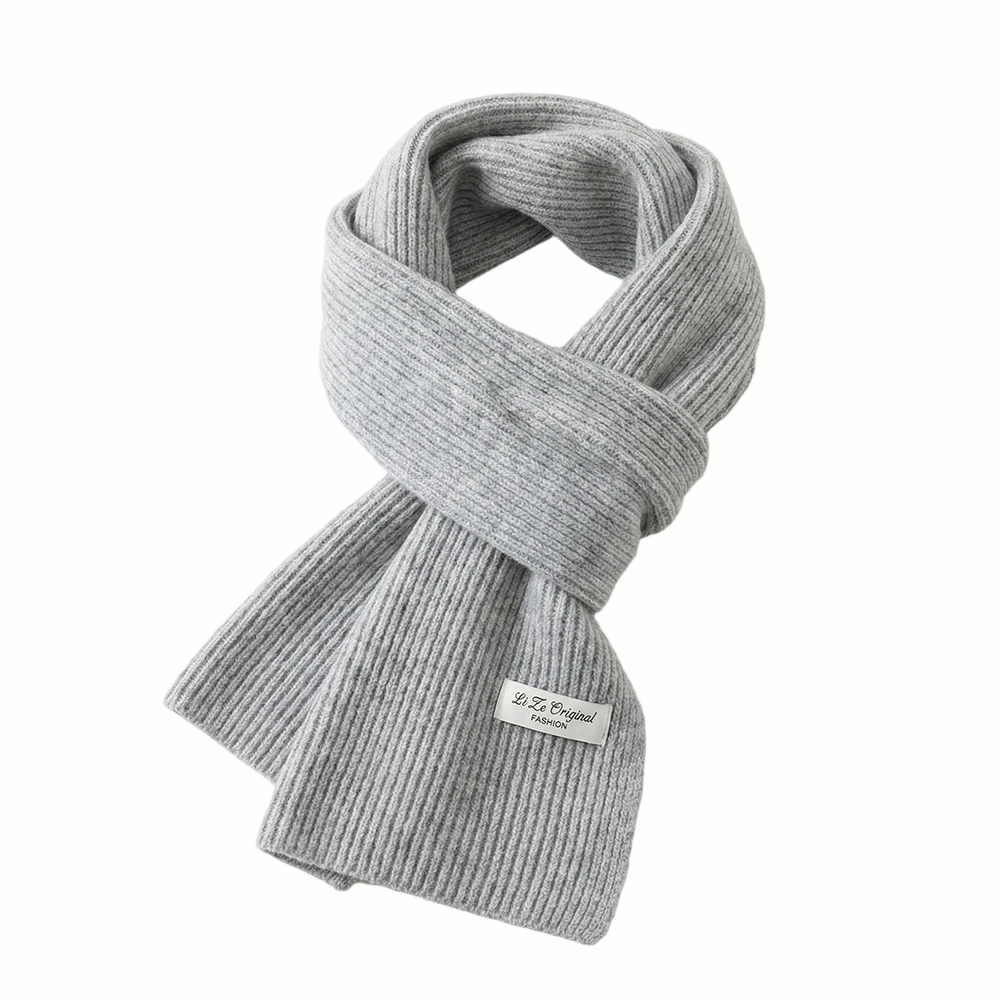 淡織羊毛天絲混仿圍巾 (6色) 43CC7015