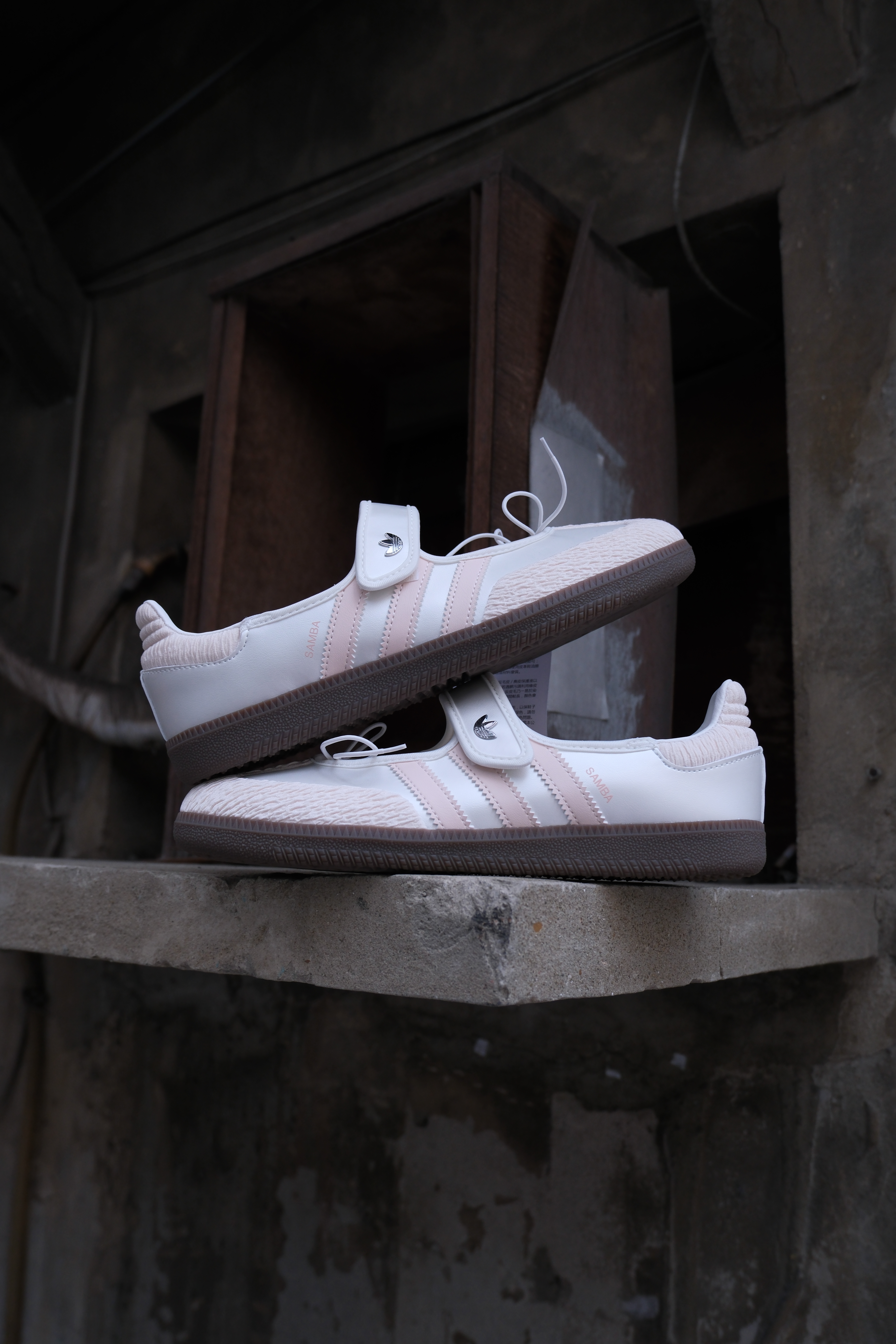 Adidas SAMBA JANE 白銀粉 魔鬼氈 瑪莉珍休閒鞋 JR4482