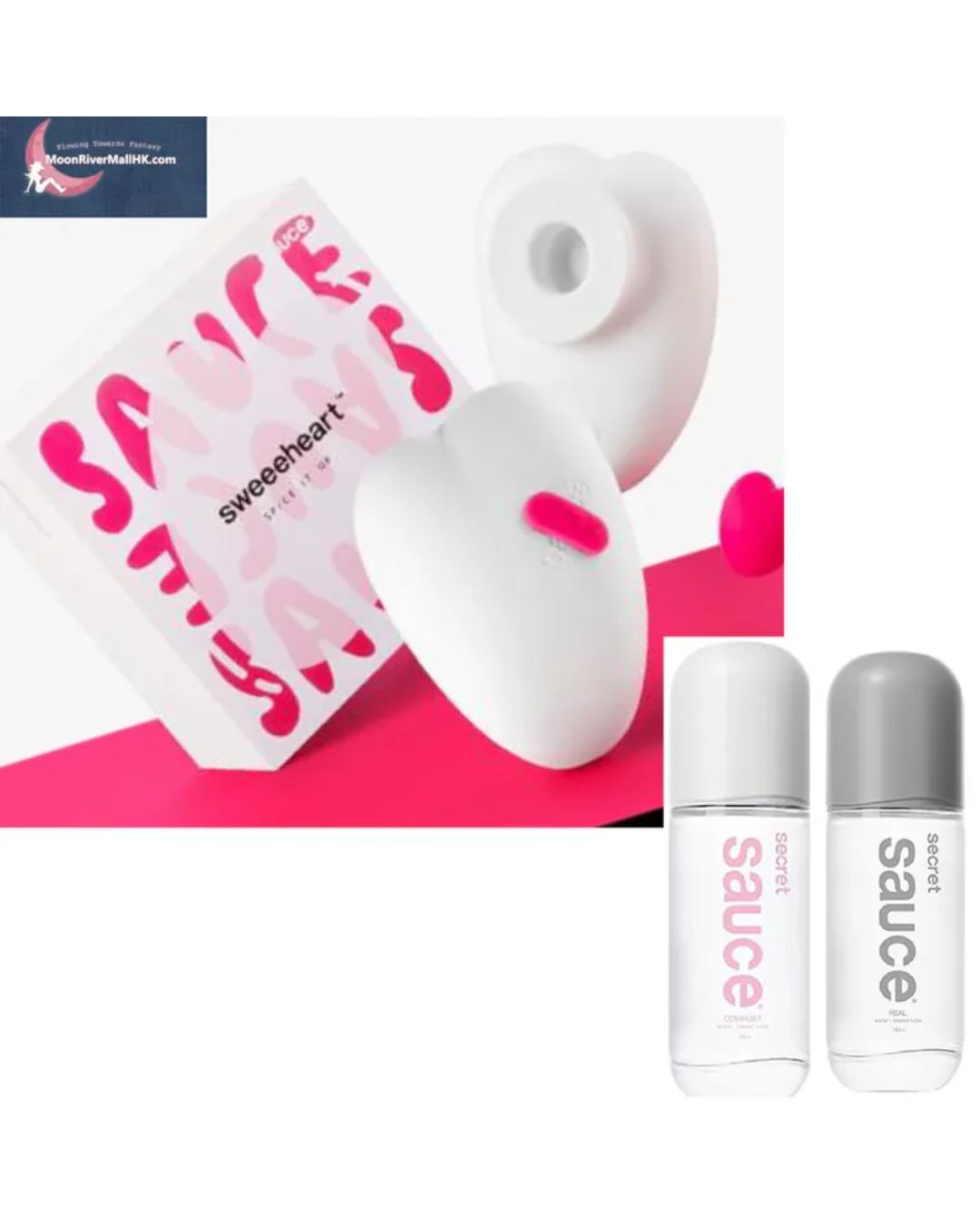 【品牌大使林采緹推薦】sauce 派大心吸吮震動器 媽咪好色組