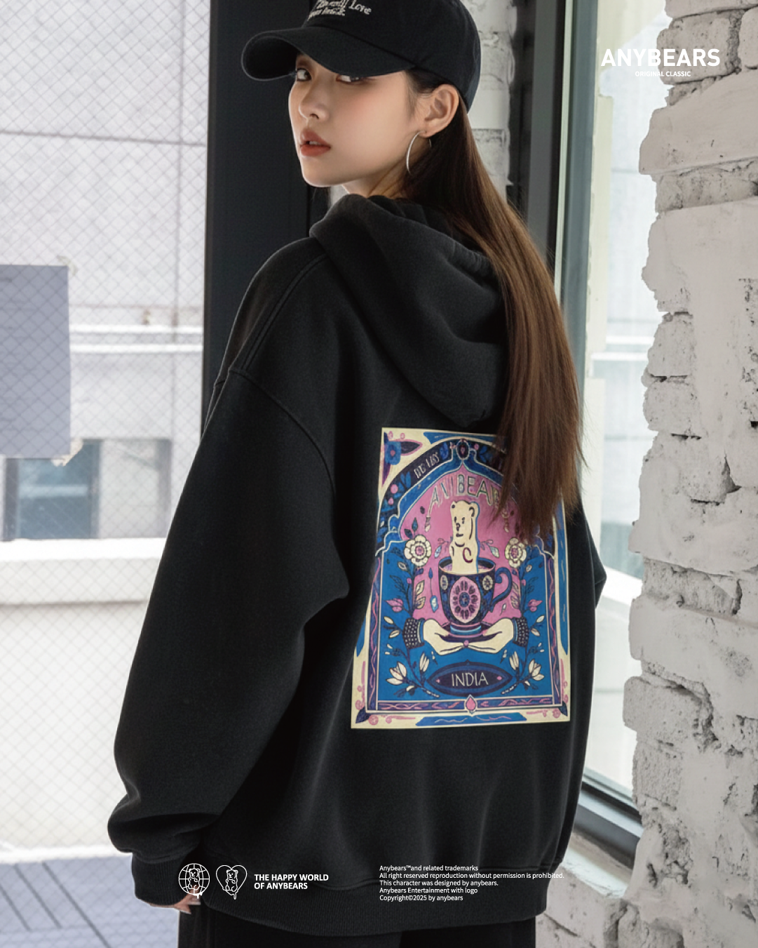 AB-ZIP® 印度茶熊重磅刷毛外套-Z03 Masala Chai BEAR Hooded Jacket