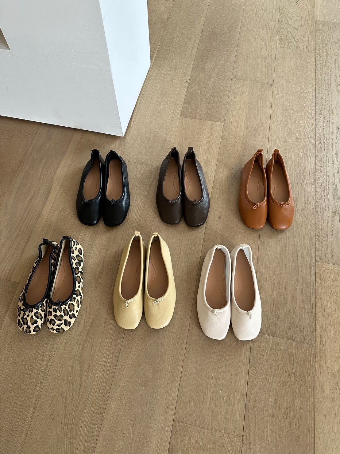 可愛小扭結造型圓頭平底娃娃鞋 / 6色