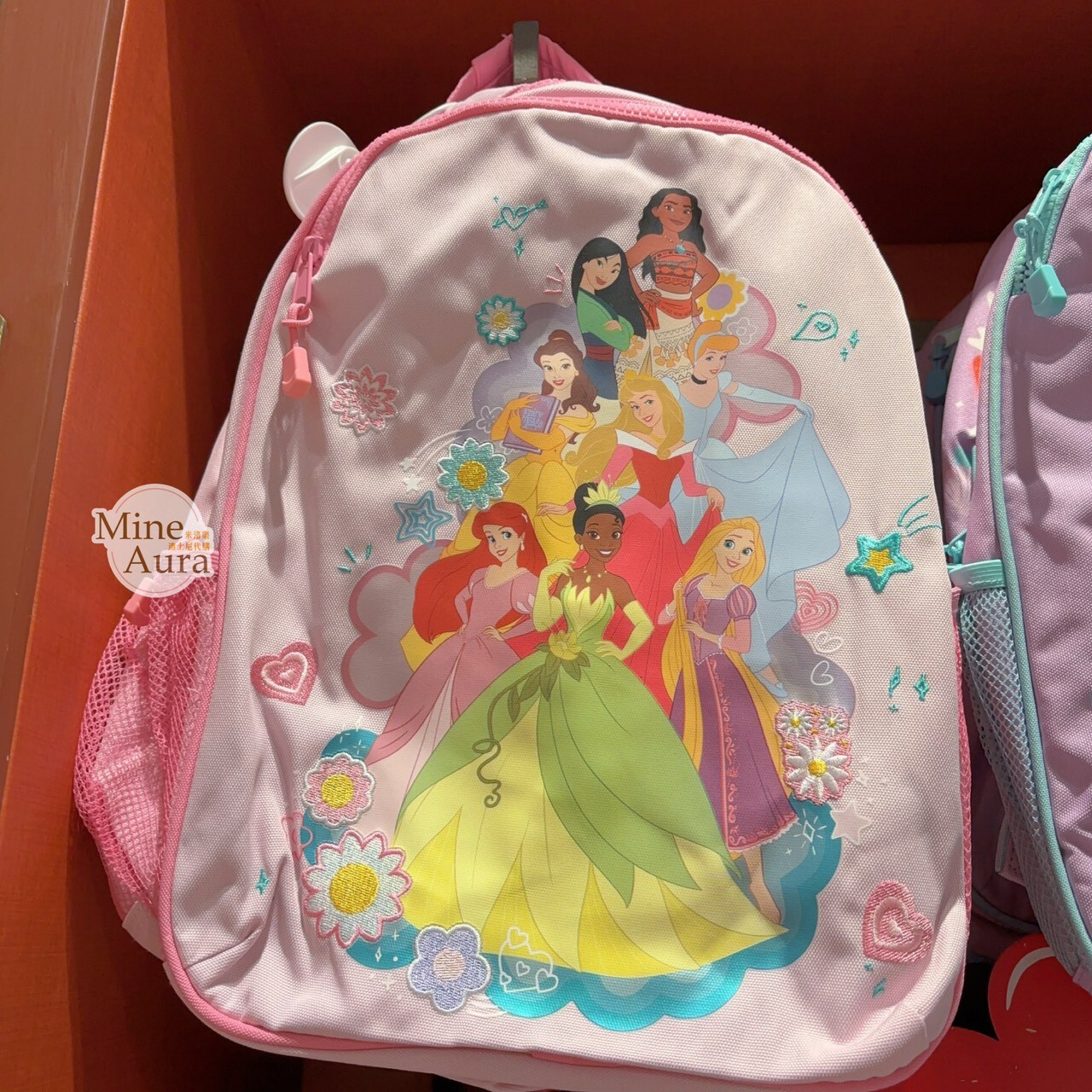公主系列 Princess Line 公主集合 圖案 兒童 書包 後背包 -上海迪士尼樂園