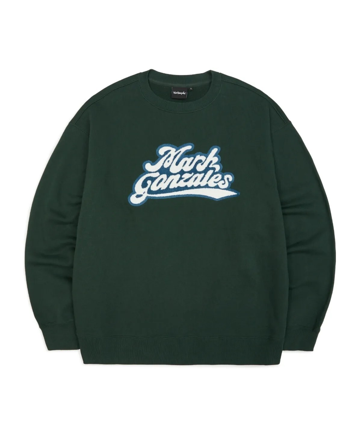 【OWN】Mark Gonzales 長袖 上衣 衛衣 刺繡 大Logo 秋冬 不分男女 黑色 深綠色