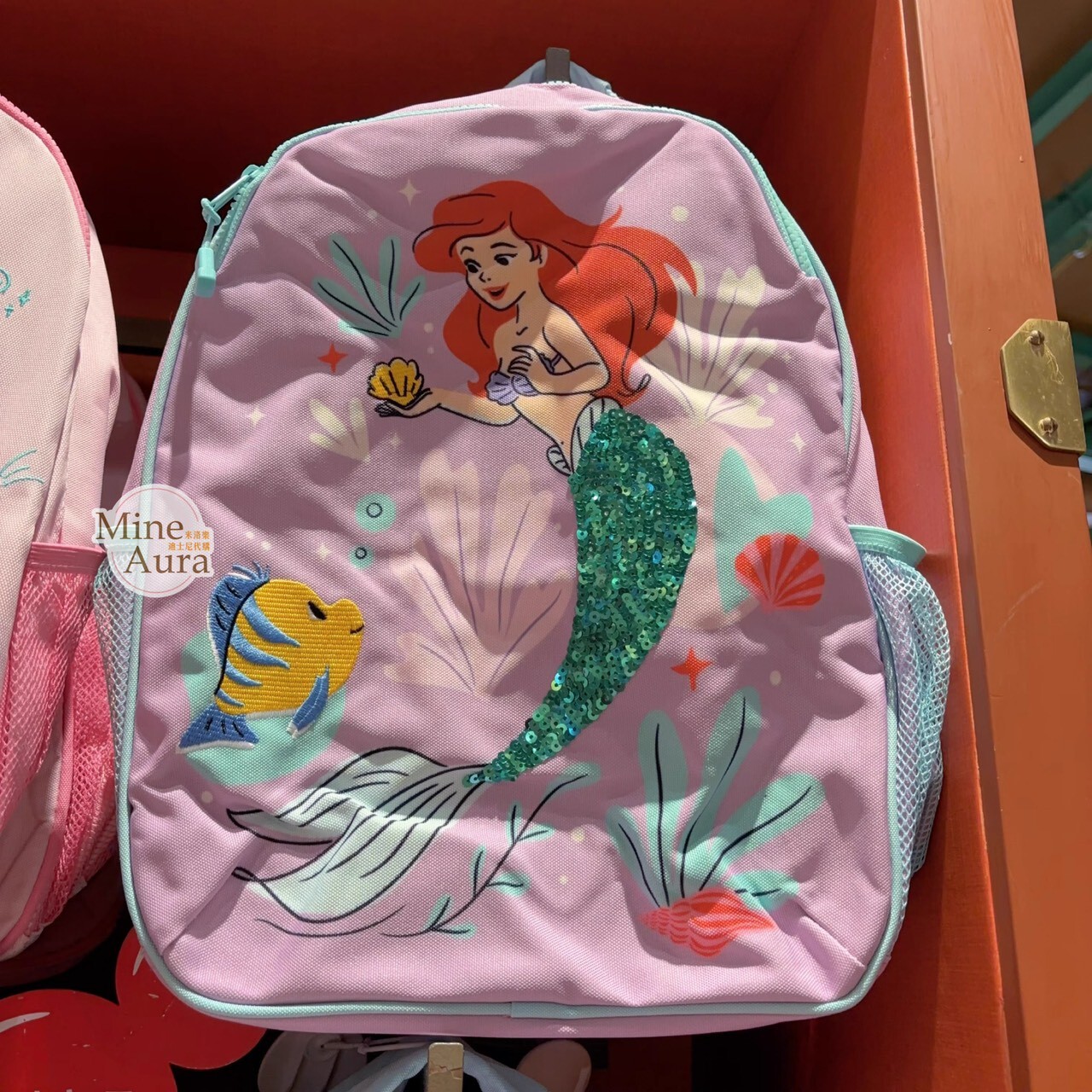 愛麗絲 Alice 圖案 兒童 書包 後背包 小美人魚 The Little Mermaid -上海迪士尼樂園