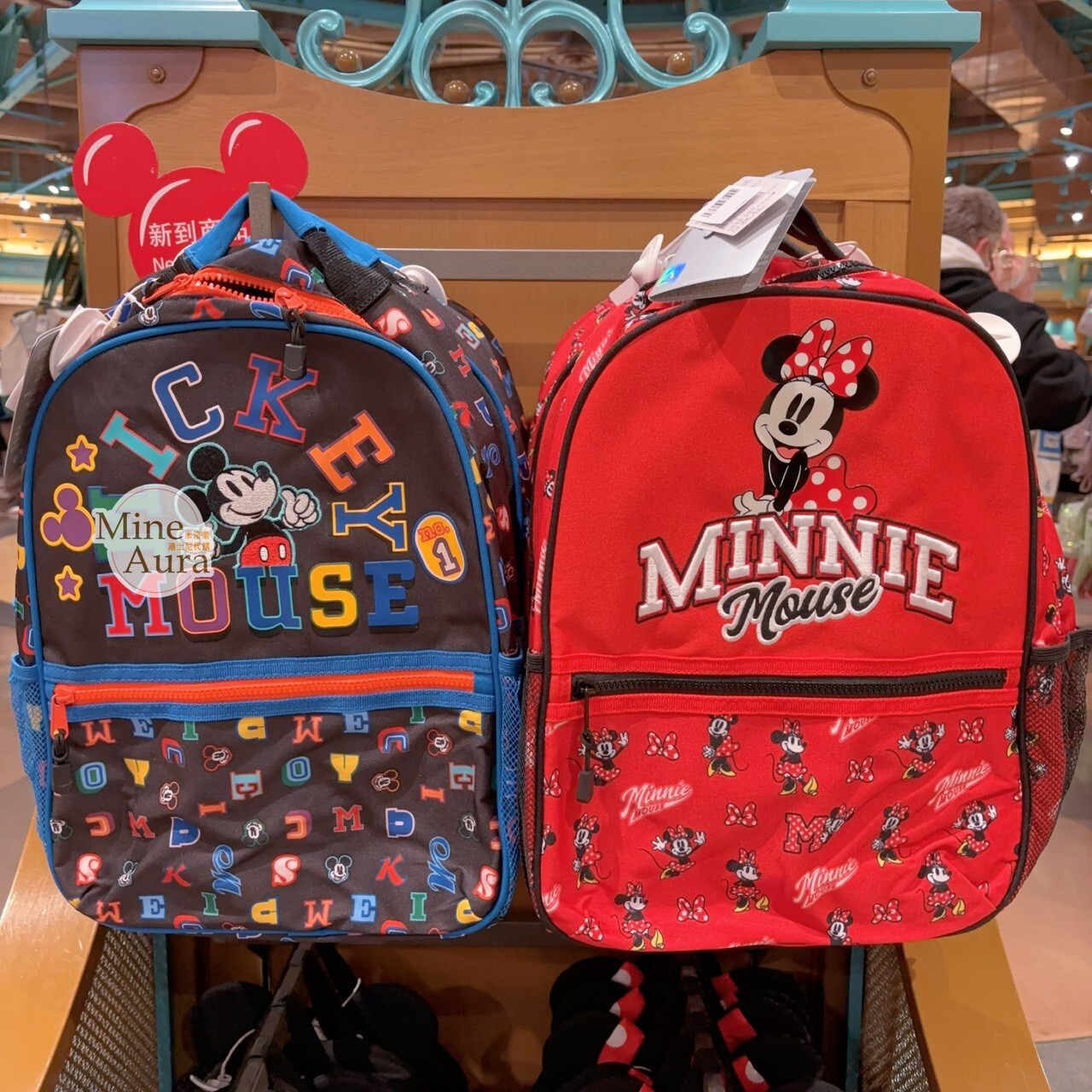 米奇 Mickey 米妮 Minnie 圖案 兒童 書包 後背包 -上海迪士尼樂園