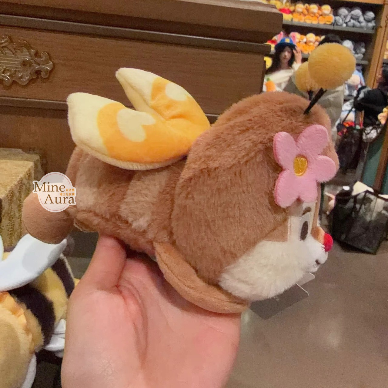 小蜜蜂 紅鼻 蒂蒂 Dale 翅膀可動設計 娃娃 玩偶 奇奇蒂蒂 Chip 'n Dale -上海迪士尼樂園