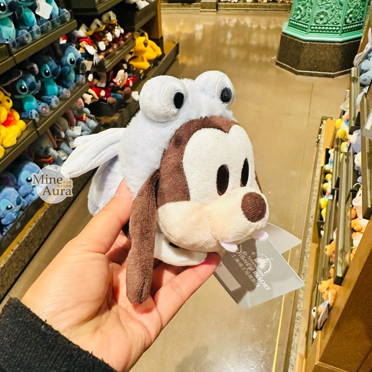 小蜜蜂 高飛狗 Goofy 翅膀可動設計 娃娃 玩偶 -上海迪士尼樂園