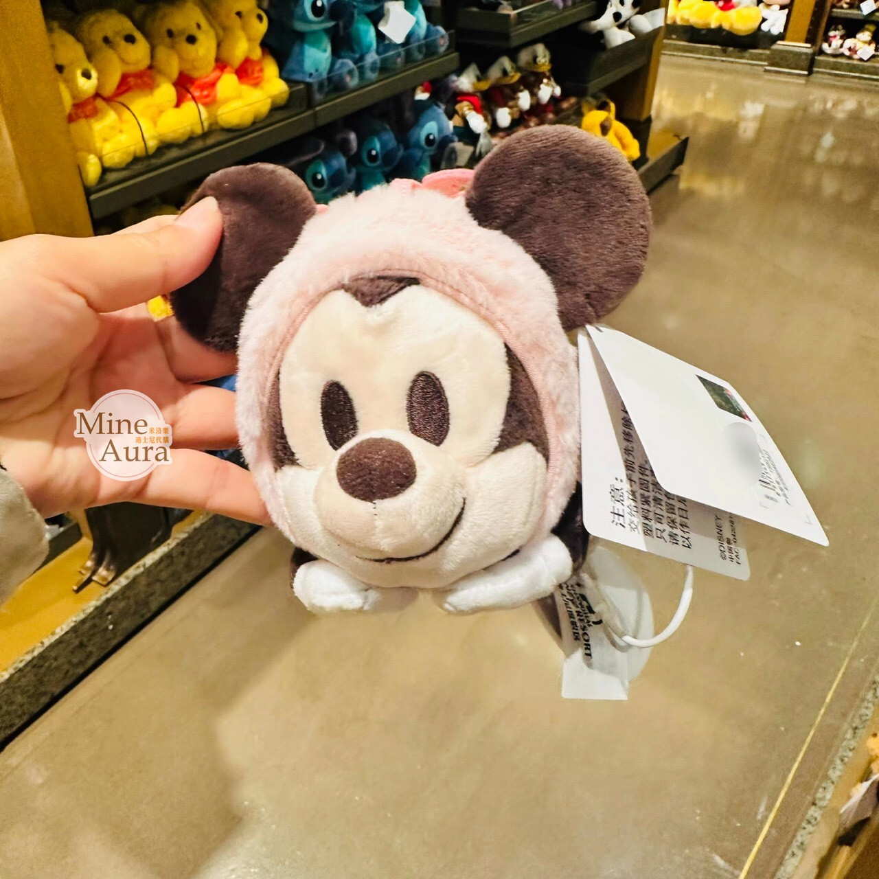 小蜜蜂 米奇 Mickey 翅膀可動設計 娃娃 玩偶 -上海迪士尼樂園